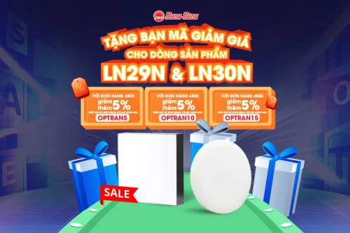 Đèn sáng - Nhà sang: Vô vàn ưu đãi từ Rạng Đông Store